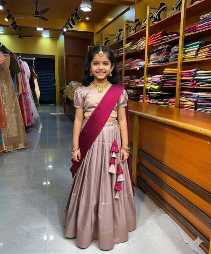 kids elegent lehenga softy silk Surat wholesale kids clothing suppliers